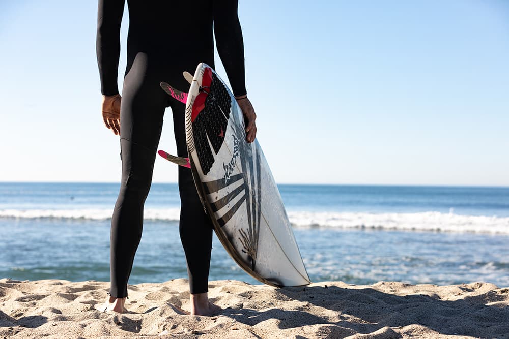 surfer at beach